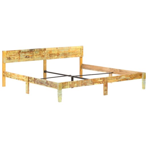 Bettgestell Altholz Massiv 200x200 cm