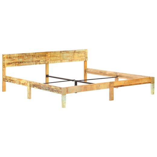 Bettgestell Altholz Massiv 200x200 cm