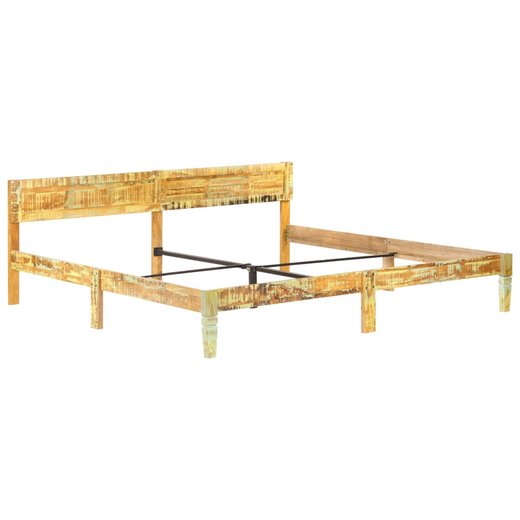 Bettgestell Altholz Massiv 200x200 cm