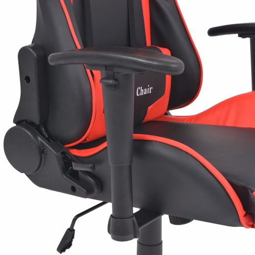 Brostuhl Gaming-Stuhl Neigbar Kunstleder Rot