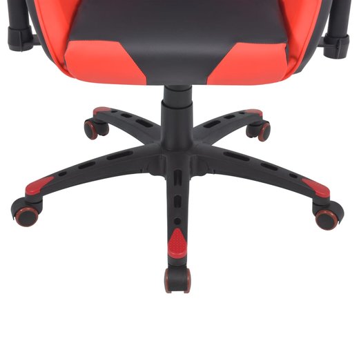 Brostuhl Gaming-Stuhl Neigbar Kunstleder Rot