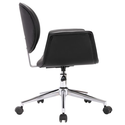Drehbarer Brostuhl Schwarz Kunstleder