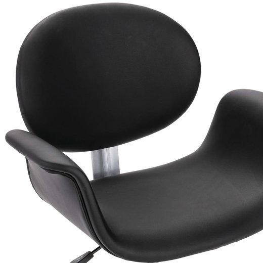Drehbarer Brostuhl Schwarz Kunstleder