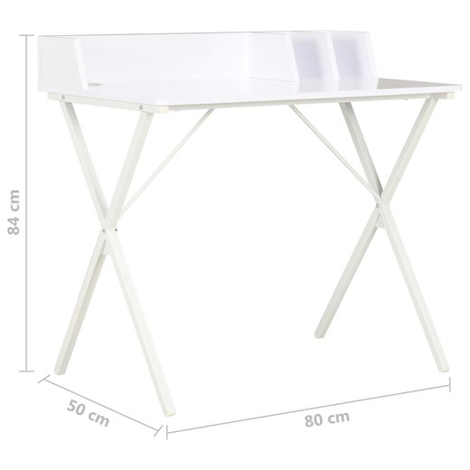 Schreibtisch Wei 80x50x84 cm