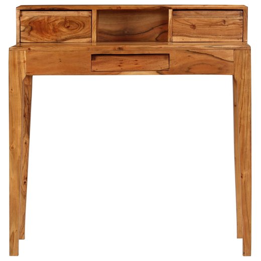 Schreibtisch mit Schubladen Massivholz 88 x 50 x 90 cm