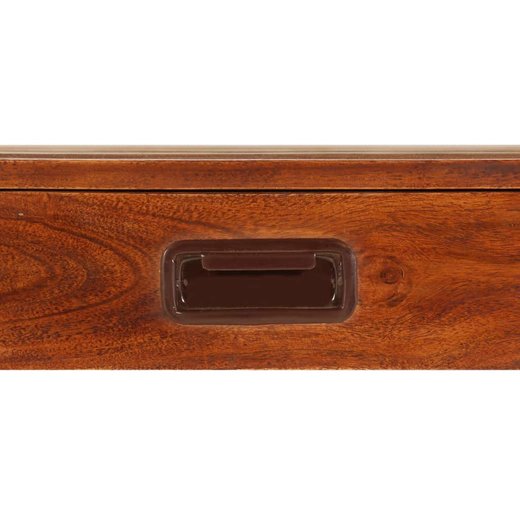 Schreibtisch Akazienholz Massiv Palisander-Finish 110x50x76 cm