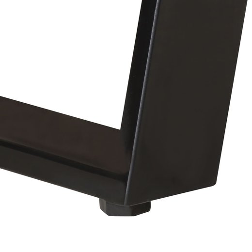 Schreibtisch 110x50x75 cm Massivholz Akazie mit Naturkanten