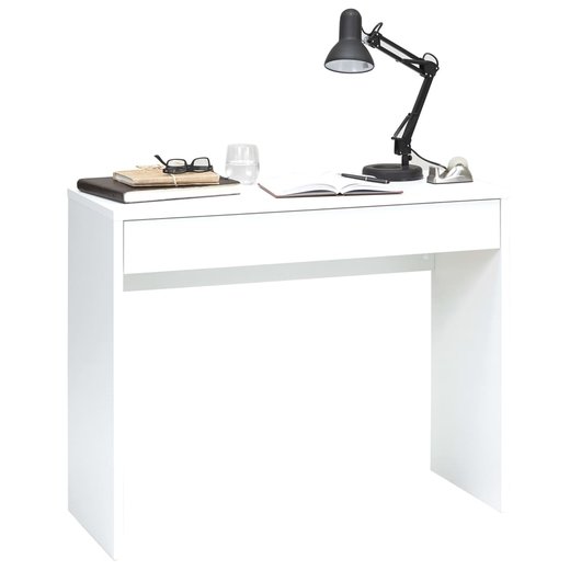 FMD Schreibtisch mit Breiter Schublade 1004080 cm Eichenbraun