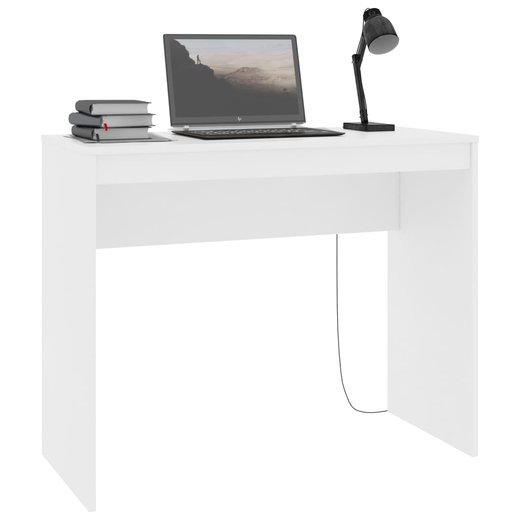 Schreibtisch Wei 904072 cm Spanplatte
