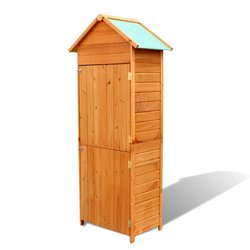 Gartenschrank Braun 79x49x190 cm