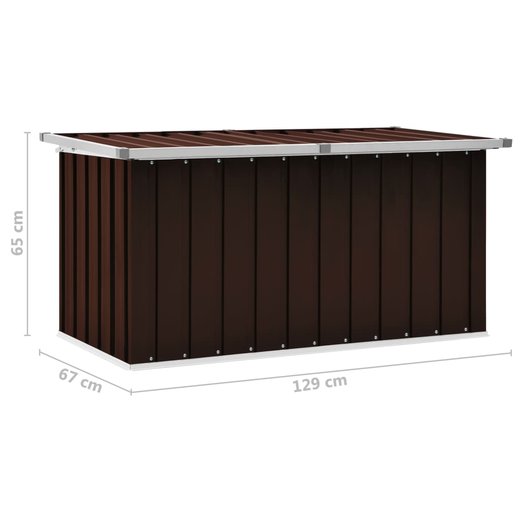 Gartenbox Braun 129 x 67 x 65 cm