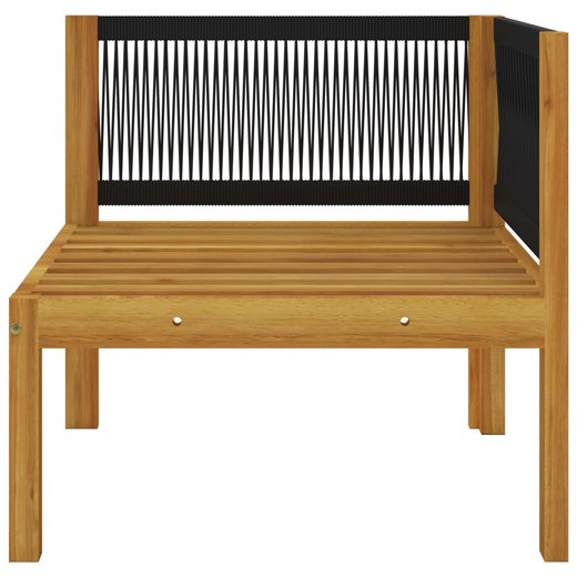 6-tlg. Garten-Lounge-Set mit Kissen Cremewei Massivholz Akazie