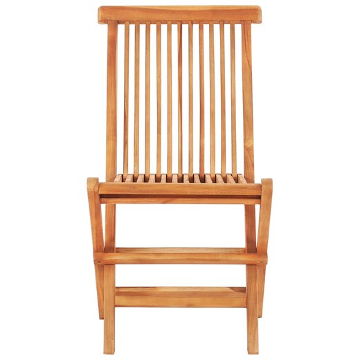 3-tlg. Bistroset mit Knigsblauen Kissen Massivholz Teak