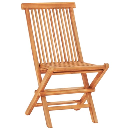 3-tlg. Bistro-Set mit Cremeweien Kissen Massivholz Teak