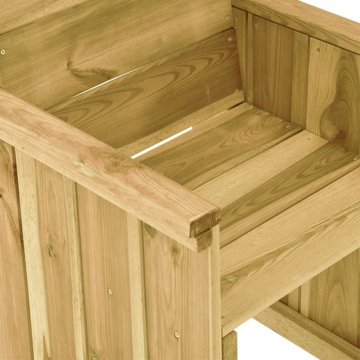 7-tlg. Garten-Essgruppe mit Kissen Imprgniertes Kiefernholz