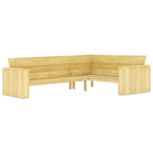 Garten-Eckbank 239 cm Imprgniertes Kiefernholz