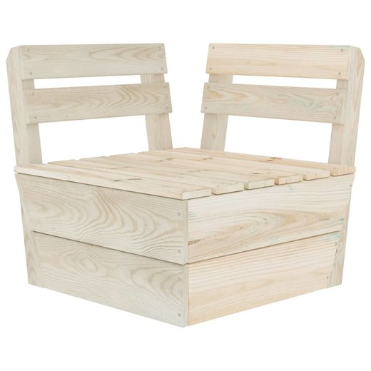 Garten-Palettensofa 4-Sitzer Imprgniertes Fichtenholz