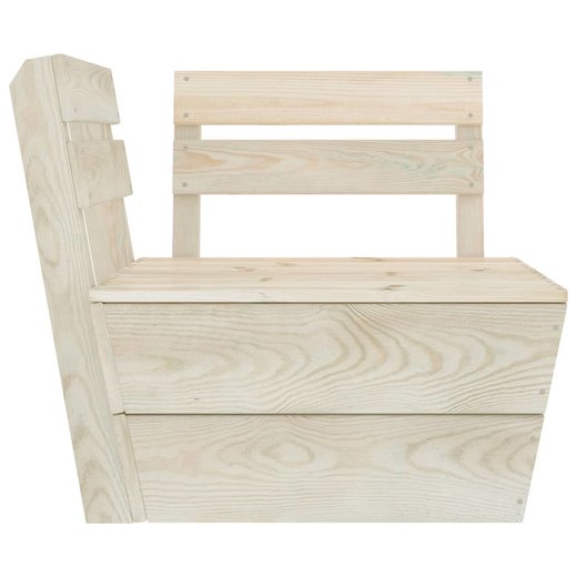 Garten-Palettensofa 4-Sitzer Imprgniertes Fichtenholz