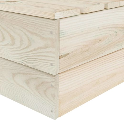 Garten-Palettensofa 4-Sitzer Imprgniertes Fichtenholz