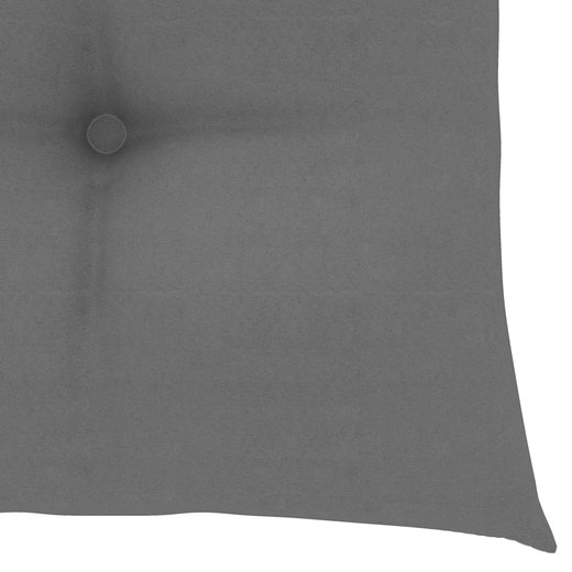 Regiesthle mit Kissen 4 Stk. Grau Massivholz Akazie