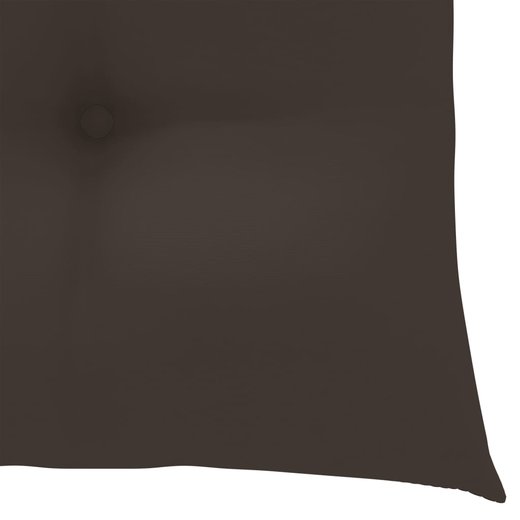 Gartensthle 2 Stk. mit Taupe Kissen Massivholz Teak