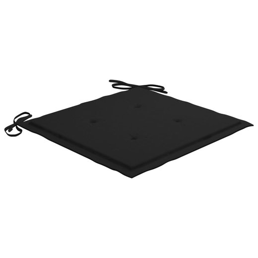 Klappbare Gartensthle 2 Stk. mit Kissen Bambus