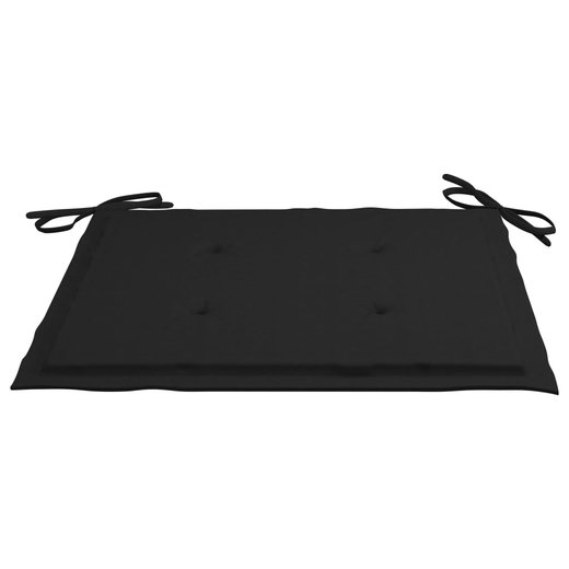 Klappbare Gartensthle 2 Stk. mit Kissen Bambus
