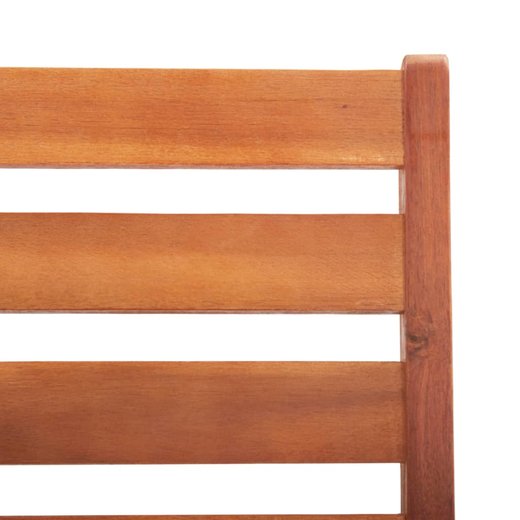 Garten-Esssthle 2 Stk. mit Kissen Massivholz Akazie