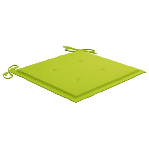 Klappbare Gartensthle 4 Stk. mit Kissen Massivholz Akazie