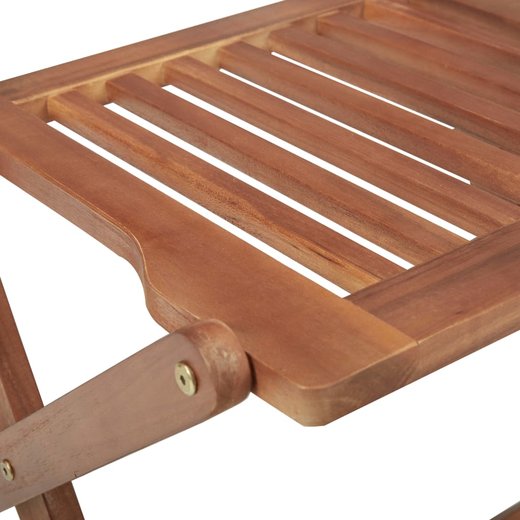 Klappbare Gartensthle 6 Stk. mit Kissen Massivholz Akazie