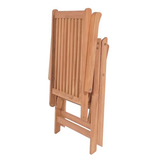 Verstellbare Gartensthle 6 Stk. Massivholz Teak