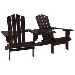 Adirondack-Gartenstuhl Massivholz Tanne Braun