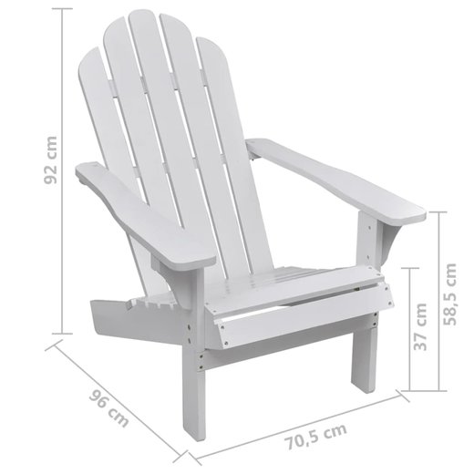 Gartenstuhl Holz Wei