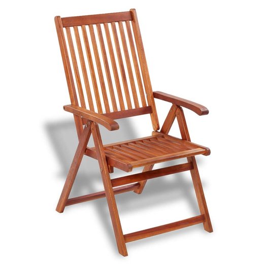Gartensthle 2 Stk. Klappbar Akazie Massivholz Braun