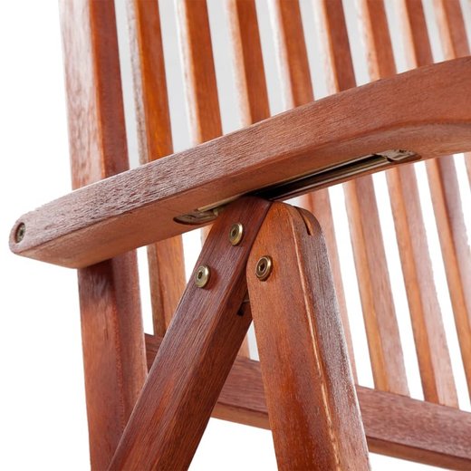 Gartensthle 2 Stk. Klappbar Akazie Massivholz Braun