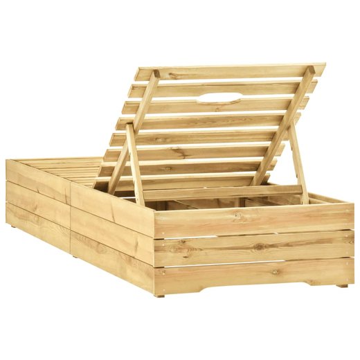 Sonnenliege Grn Imprgniertes Kiefernholz