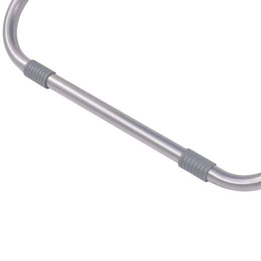 Liegesthle 2 Stk. Stahl Schwarz