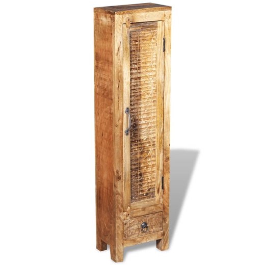 Badkommode mit Spiegel und 2 Badschrnke Massivholz Mango