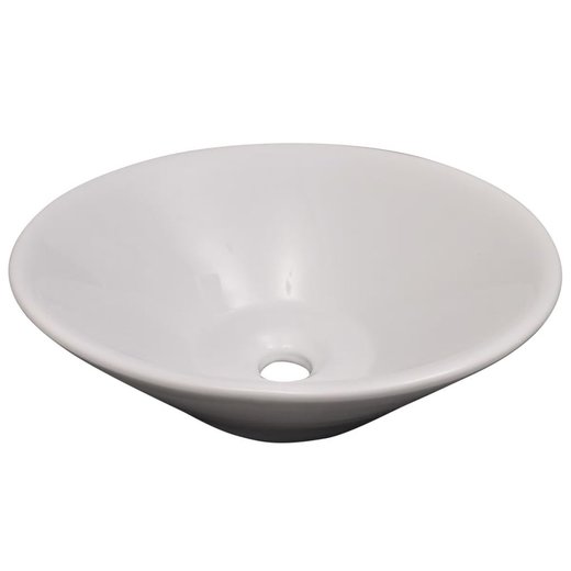 9-tlg. Badmbel und Waschbecken Set Schwarz