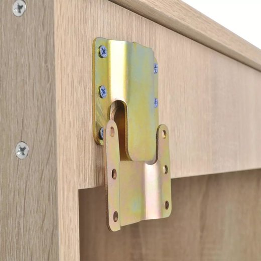 7-tlg. Badmbel und Waschbecken Set Beige