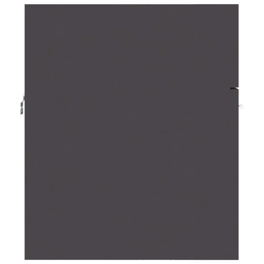 Waschbeckenunterschrank Grau 41x38,5x46 cm Spanplatte
