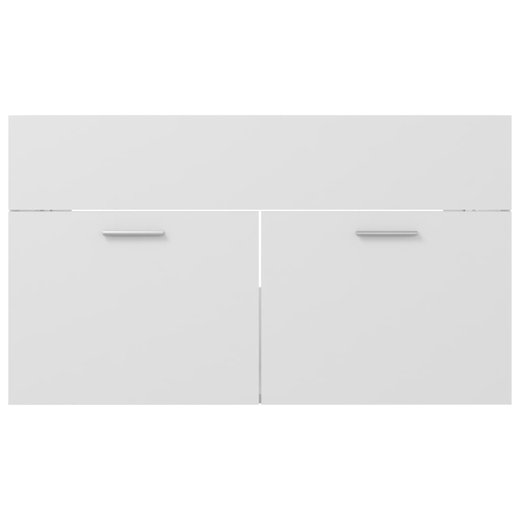 Waschbeckenunterschrank Wei 80x38,5x46 cm Spanplatte