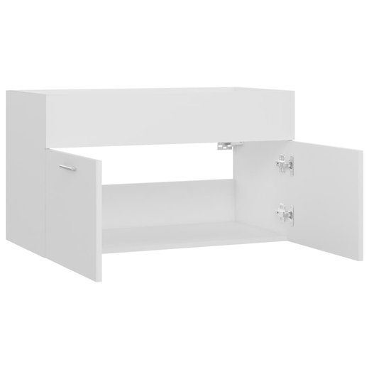 Waschbeckenunterschrank Wei 80x38,5x46 cm Spanplatte