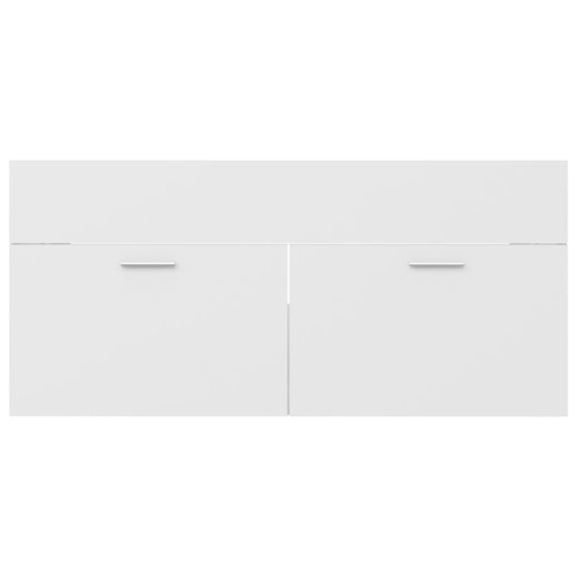 Waschbeckenunterschrank Wei 100x38,5x46 cm Spanplatte