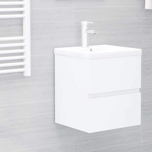 Waschbeckenunterschrank Wei 41x38,5x45 cm Spanplatte