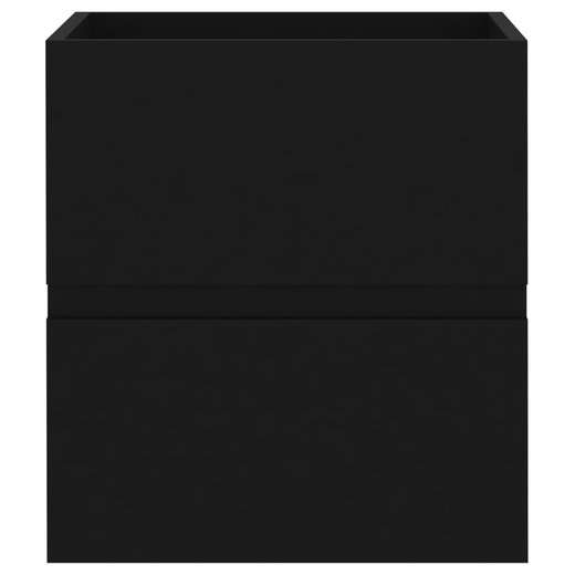 Waschbeckenunterschrank Schwarz 41x38,5x45 cm Spanplatte