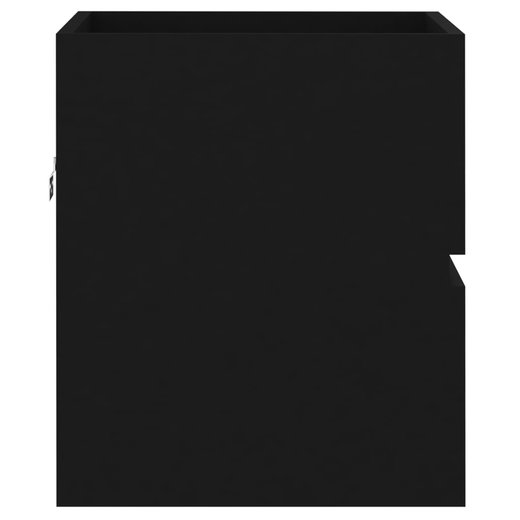 Waschbeckenunterschrank Schwarz 41x38,5x45 cm Spanplatte