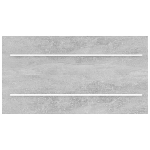 2-tlg. Badmbel-Set Betongrau Spanplatte
