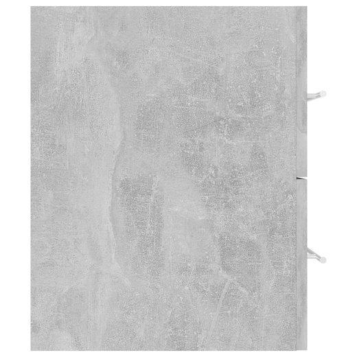 2-tlg. Badmbel-Set Betongrau Spanplatte