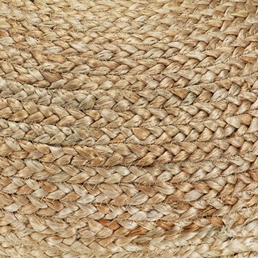 Handgefertigter Sitzpuff Olivgrn 40 x 45 cm Jute